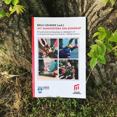 Bild på förskollärarnas bok - Att manifestera sin kunskap.